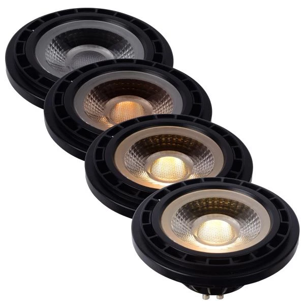 Lucide ES111 - Led Lampe - Ø 11 cm - LED Dim to warm - GU10 - 1x12W 2200K/3000K - Schwarz - detail 1